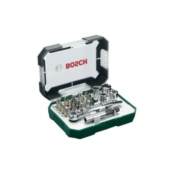 Picture of Bosch 26pce Screwdriver Bit and Ratchet Set