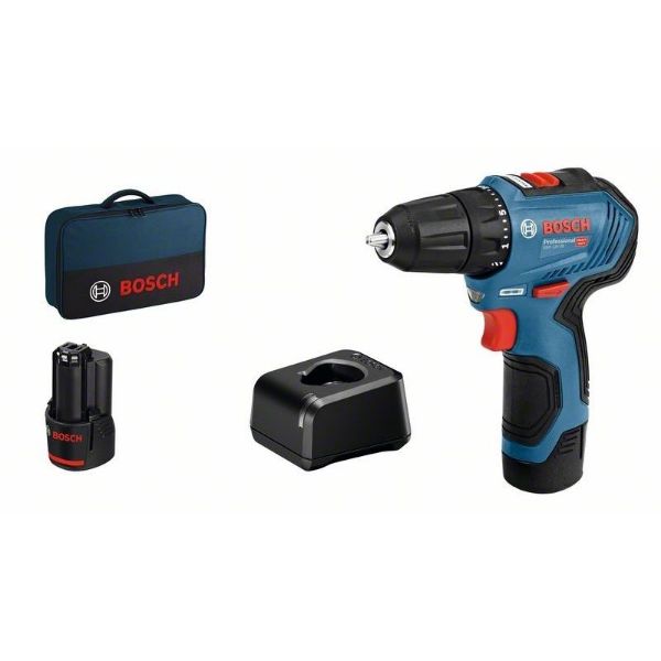 Picture of Bosch GSR 12V-30 Cordless Short Body Drill Driver Kit