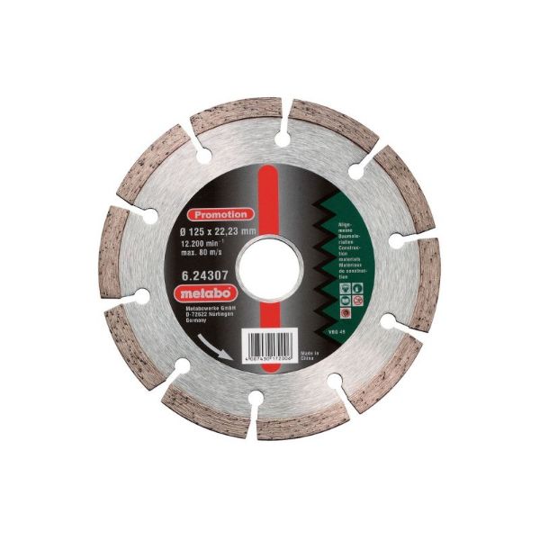 Picture of Metabo 624307000 125mm x 22.23mm Diamond Disc