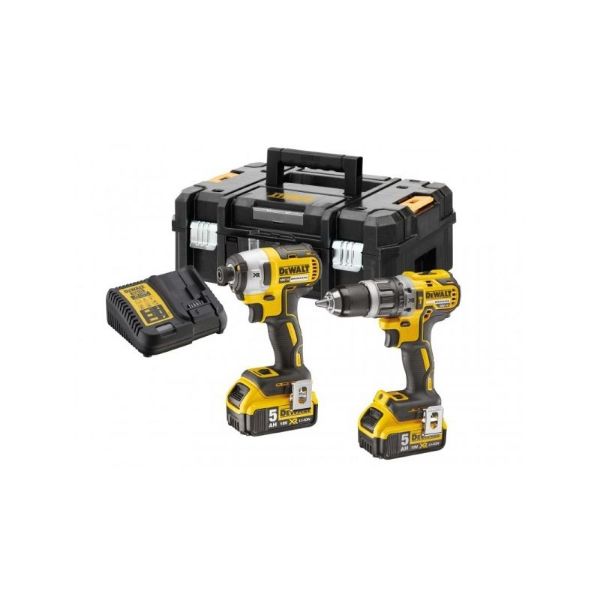 Picture of Dewalt DCK266P2T XR Brushless Twin Pack 18V 2 x 5.0Ah Li-ion