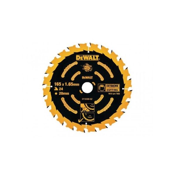 Picture of Dewalt Extreme Framing Circular Saw Blade 165 x 20mm x 24T