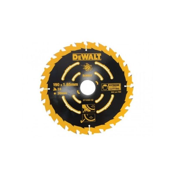 Picture of Dewalt Extreme Framing Circular Saw Blade 190 x 30mm x 24T