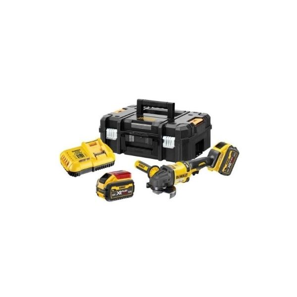 Picture of DeWalt DCG418X2-GB 54V XR FlexVolt 125mm Angle Grinder (2X9.0AH Batts)