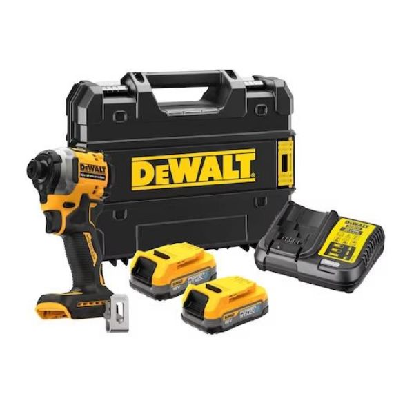 Picture of DEWALT 18V XR IMPACT DRIVER  KIT
2 X BATT  COMPACT POWERSTACK
DCF850