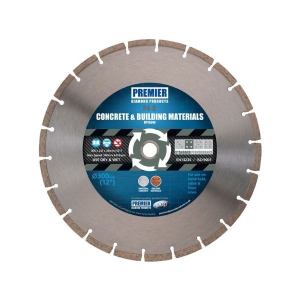 Picture of PDP Premier Diamond P4-C Diamond Blade - 125 x 2.2 x 7 x 22.2mm (5˝)