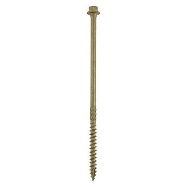 Picture of 6.7 x 150 Timber Frame Screws - Hex - Exterior - Green Organic Pack of 50