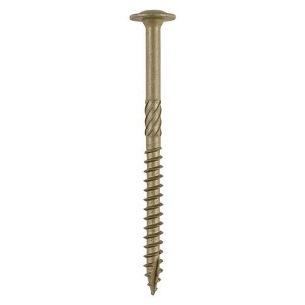 Picture of Timber Frame Construction Screw - 6.7 x 125mm - Wafer Head Green Organic