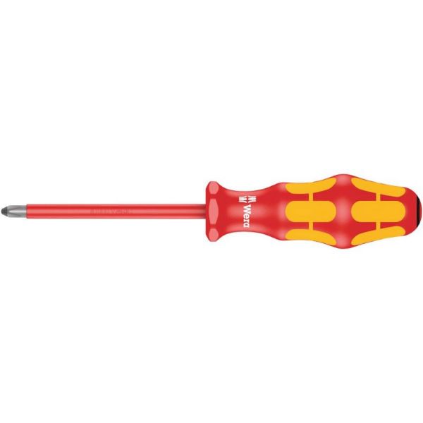 Picture of Wera Kraftform Plus 165i VDE Insulated Screwdriver Pozidriv Tip PZ2 x 100mm