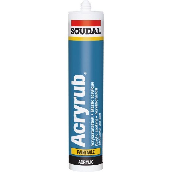 Picture of Soudal 102599 Acryrub Teak Brown - 310ml