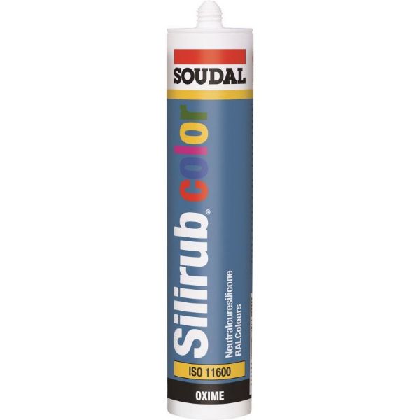 Picture of Soudal 105870 Silirub Color RAL9001 - 310ml