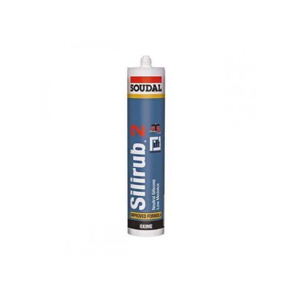 Picture of Soudal 112979 Silirub 2 Silicone Anthracite - 300ml