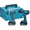 Picture of Makita DLX2131TJ 18v Li-ion Twin Kit 