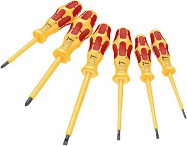 Picture of Wera 05051575001 1060 i/1062 i/6 Kraftform VDE Screwdriver Set 6-Piece