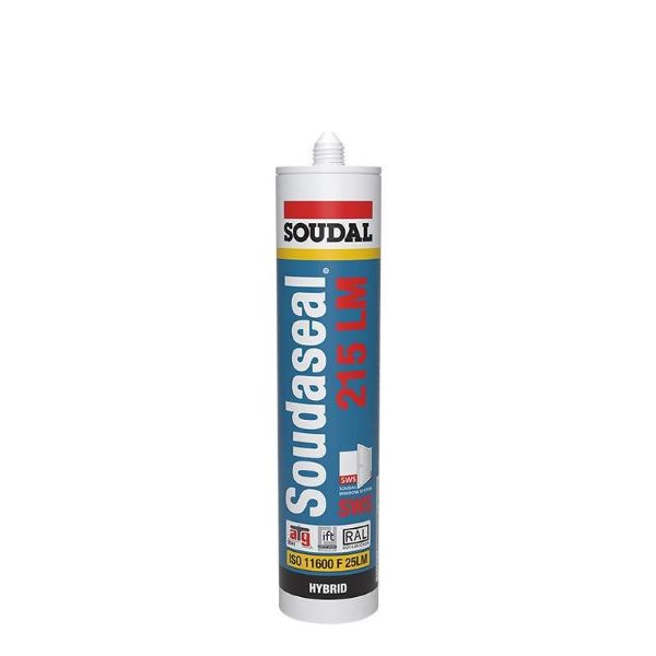 Picture of Soudal Soudaseal 215LM Hybrid Polymer Low Modulus Sealant 290ml - Concrete Grey