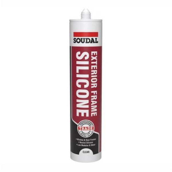 Picture of Soudal Trade Exterior Frame Silicone Clear 270ml