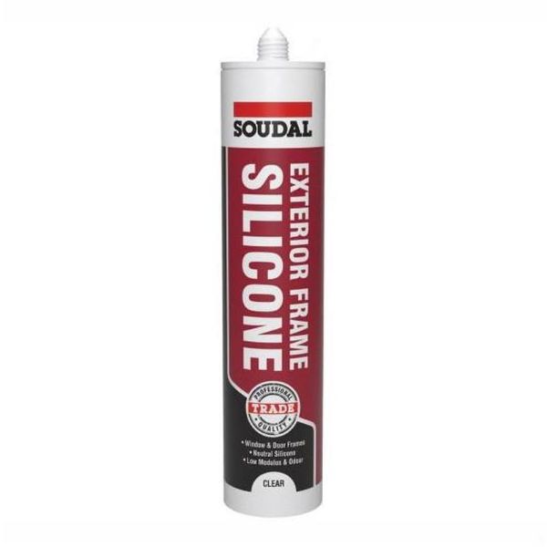 Picture of Soudal Trade Exterior Frame Silicone Clear 270ml