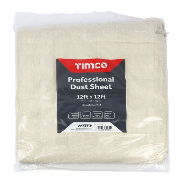 Picture of Timco Professional Dust Sheet 12ft x 12ft