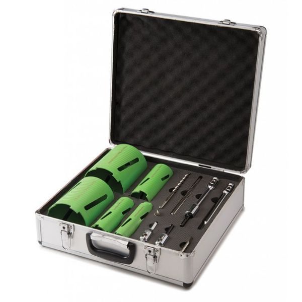 Picture of PDP Premier Diamond Site Tuff 12 Piece Dry Diamond Core Set - C/W FOC Chisel & Point Set