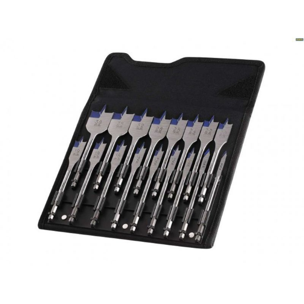 Picture of Irwin 17pc 4X Blue Groove Flat Bit Set