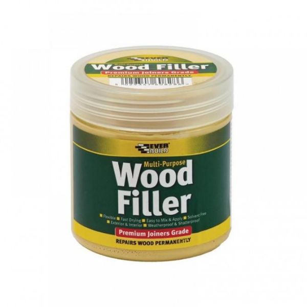 Picture of Everbuild Multipurpose Premium Joiners Grade Wood Filler White 250ml