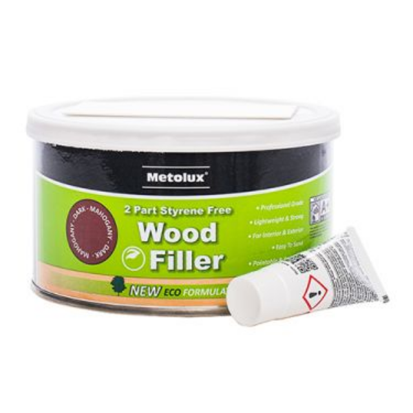 Picture of Metolux 2 Part Styrene Free Wood Filler - Mahogany 275ml