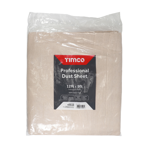 Picture of Timco Professional Dust Sheet 12ft x 9ft