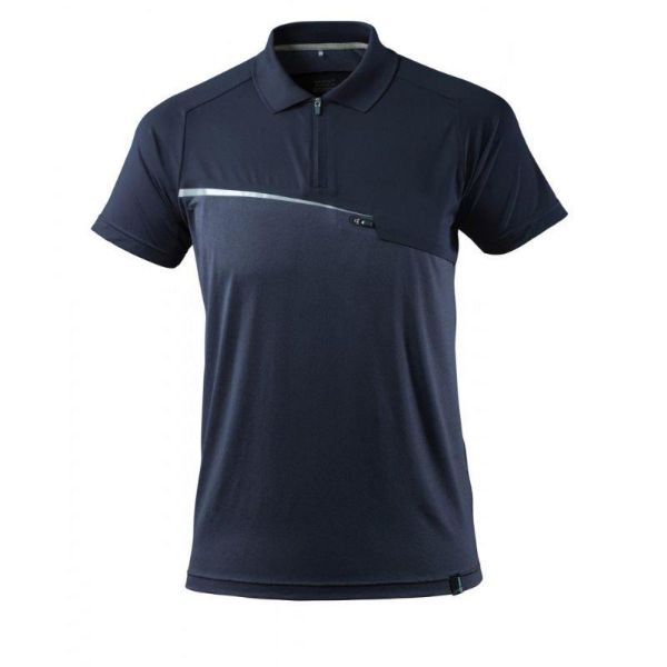 Picture of MASCOT 17283 Advanced Polo Shirt With Chest Pocket - Dark Navy XL