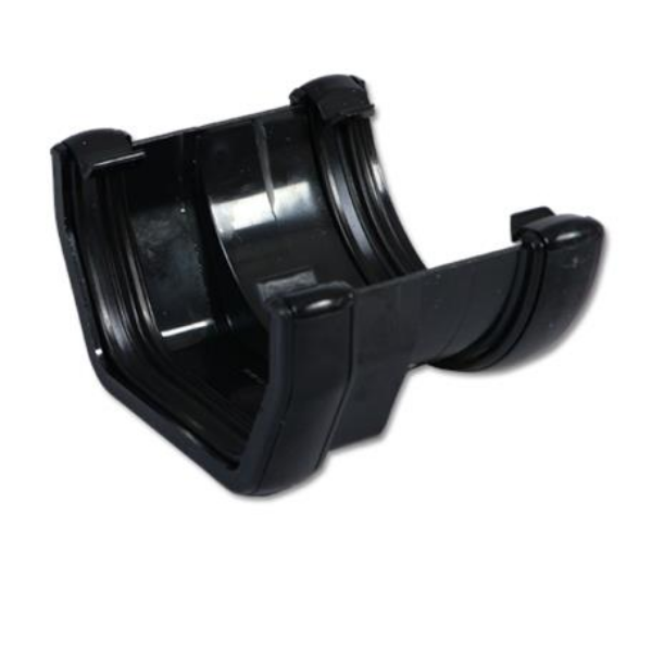 Picture of Floplast 114mm Square To 112mm Round Black Gutter Adapter 