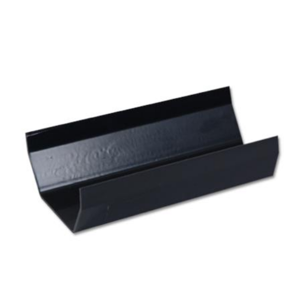 Picture of Floplast 114mm Square Line Gutter - 4mtr Black