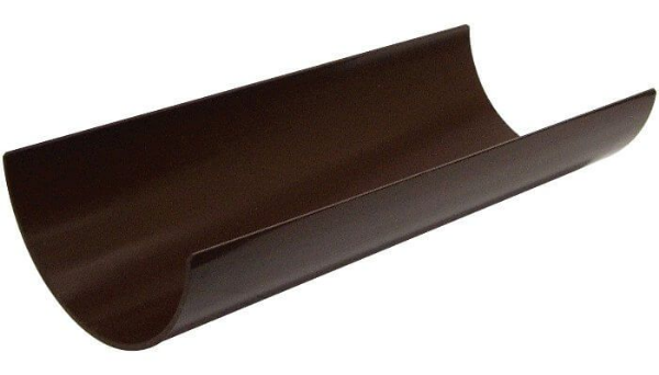 Picture of FloPlast Half Round Gutter - 112mm X 4mtr Brown