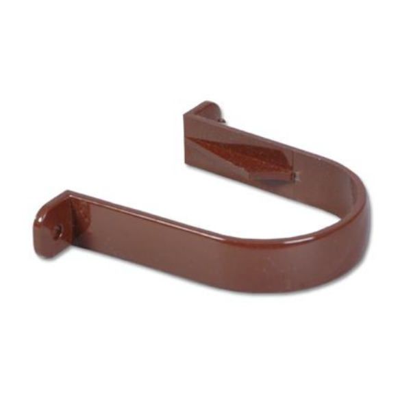 Picture of FloPlast Round Downpipe Clip - 68mm Brown