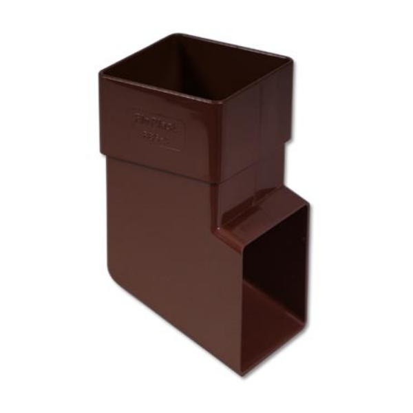 Picture of FloPlast Square Downpipe Shoe - 65mm Brown