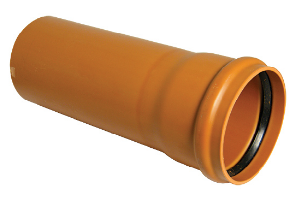 Picture of Floplast D146 110mm Underground Drainage Pipe Single Socket 6 Metre