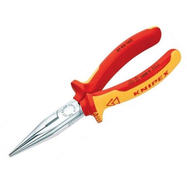 Picture of Knipex VDE Snipe Nose Side Cutting Pliers (Radio) 160mm