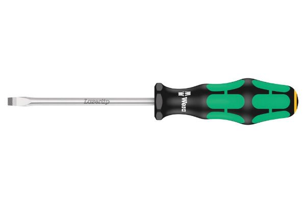 Picture of Wera Kraftform 334 Screwdriver Flared Slotted Tip 5.0 x 100mm