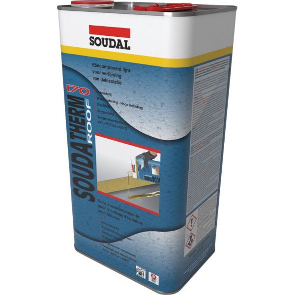 Picture of Soudal 125729 Soudatherm Roof 170 Roofing Adhesive - 5.5kg