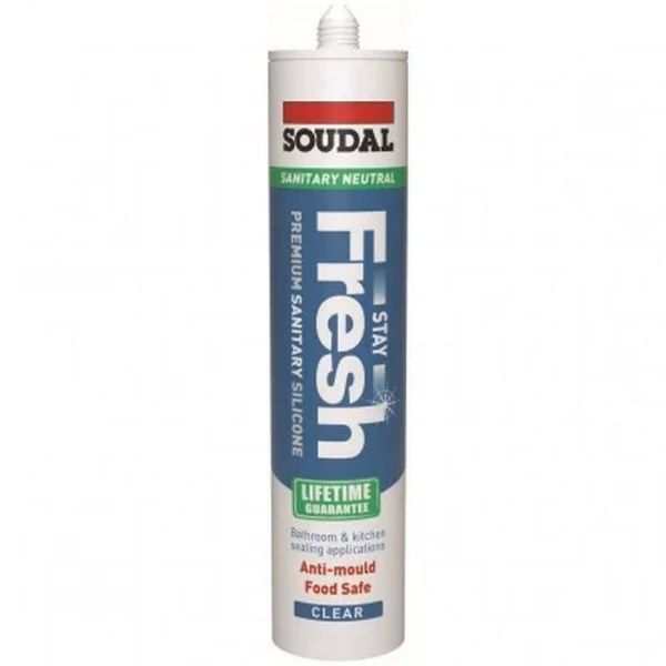 Picture of Soudal 125925 Clear Stay Fresh Bathroom Sealant - 300ml