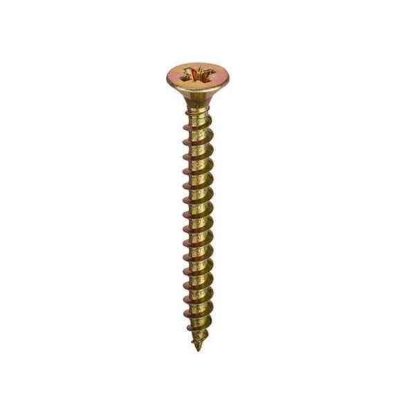 Picture of 3.0 X 15 Chipboard Woodscrew PZ1 CSK ZYP Box 200