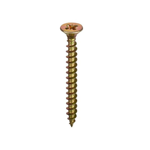 Picture of 3.0 X 20 Chipboard Woodscrew PZ1 CSK ZYP Box 200 