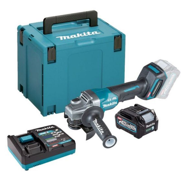 Picture of Makita GA012GD101 40Vmax XGT 4.5 inch/115mm Brushless Angle Grinder 1 x 2.5Ah Battery