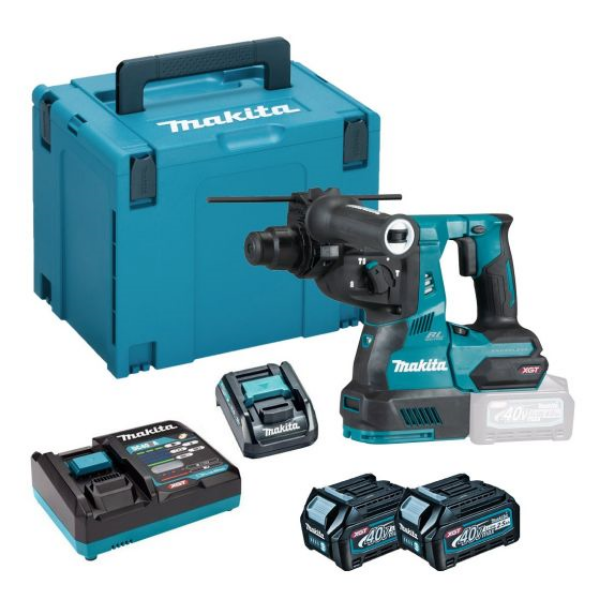 Picture of Makita HR003GD203 40V Max XGT Brushless SDS+ Rotary Hammer Kit with 2 x 2.5Ah & Charger