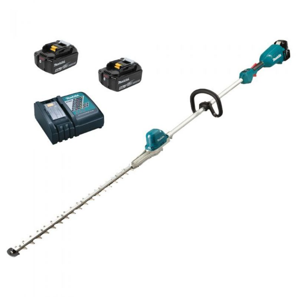 Picture of Makita DUN600LRTE 18V Brushless Pole Hedge Trimmer 60cm with 2 x 5.0Ah Batteries and Charger