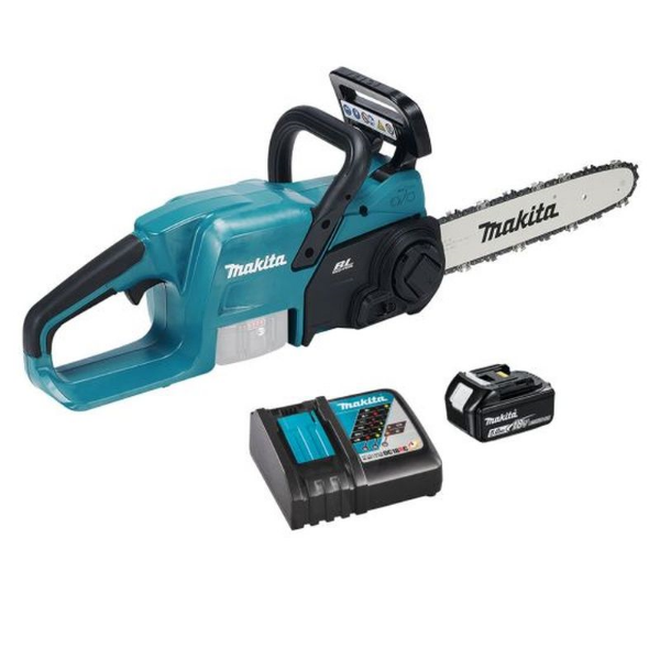 Picture of Makita DUC307RTX2 18V LXT Cordless Brushless 30cm / 12" Chainsaw With 1 x 5.0Ah Battery & Charger