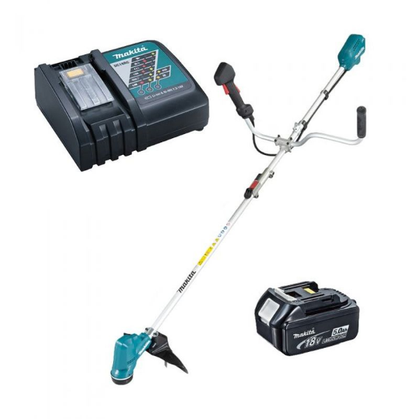 Picture of Makita DUR191URT8 18V LXT Brushless Split Shaft Linetrimmer / Brush Cutter with 1x 5.0AH Battery and Charger