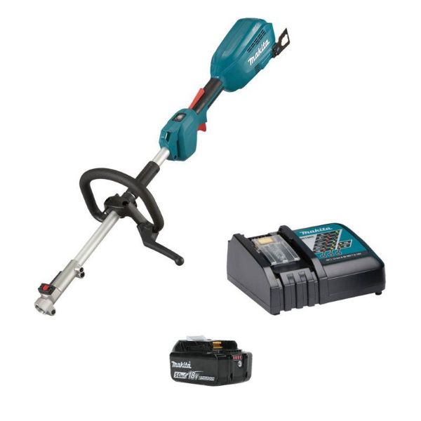 Picture of MAKITA  DUX18RT BRUSHLESS SPLIT-SHAFT (MOTOR UNIT) WITH 1X 5.0AH BATTERY AND DC18RC CHARGER