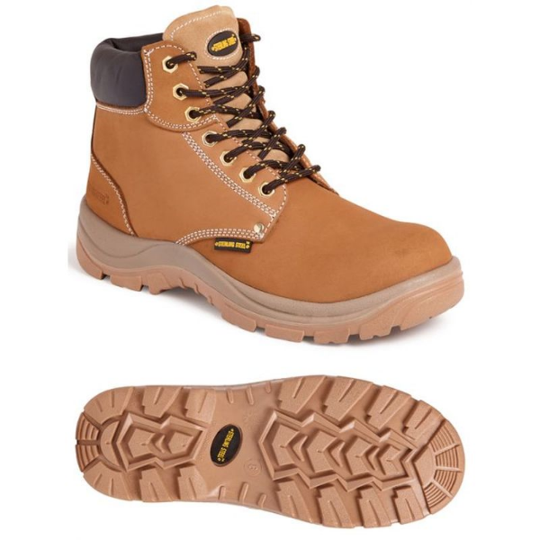 Picture of Sterling Steel SS819CM Nubuck Safety Boot - Wheat Size 9 