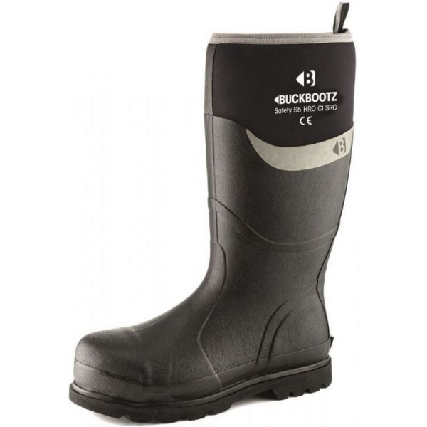 Picture of Buckler S5 Black Neoprene/Rubber Heat and Cold Insulated Safety Wellington Boot Size 7