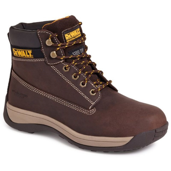 Picture of DeWalt Apprentice Safety Work Boots Brown Size 9