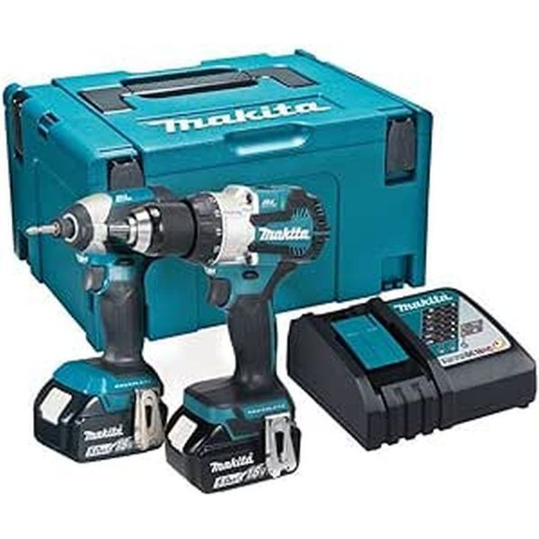 Picture of Makita DLX2507TJ 18V LXT Brushless Twin Kit With 2x 5Ah Batteries