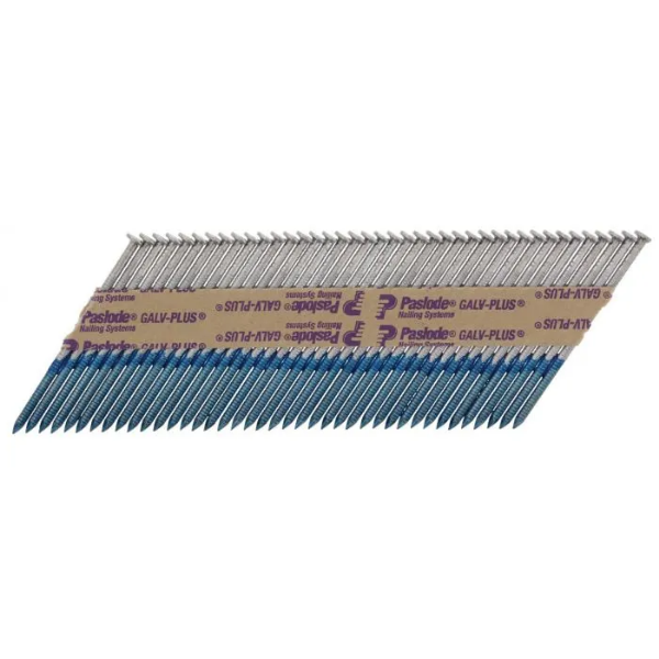 Picture of Paslode 141071 IM360 2.8mm x 63mm Galvanised Nails - Pack of 3300 & 3 Fuel Cells